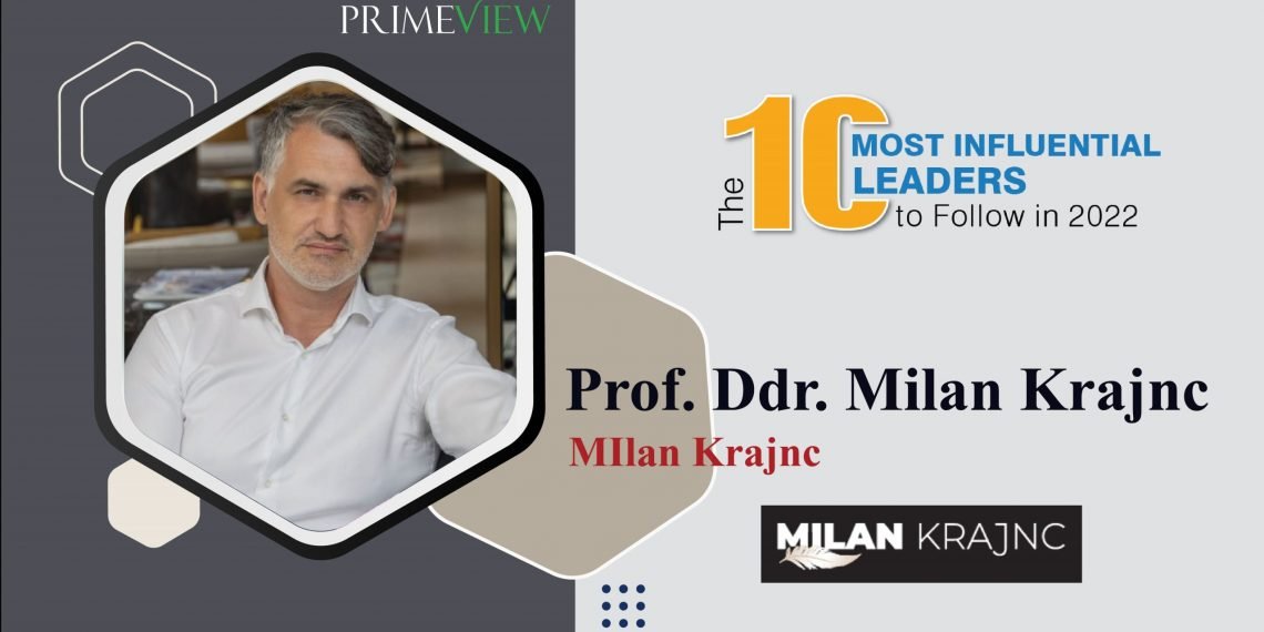 Prof. Dr. Milan Krajnc: Making a Planet a Better Place to Live