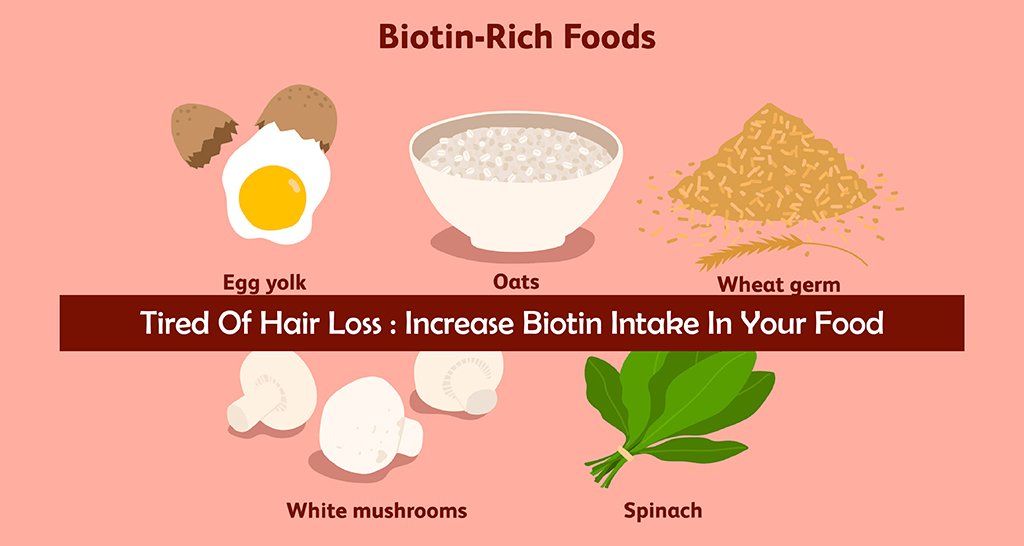 Tired Of Hair Loss: Increase Biotin Intake In Your Food