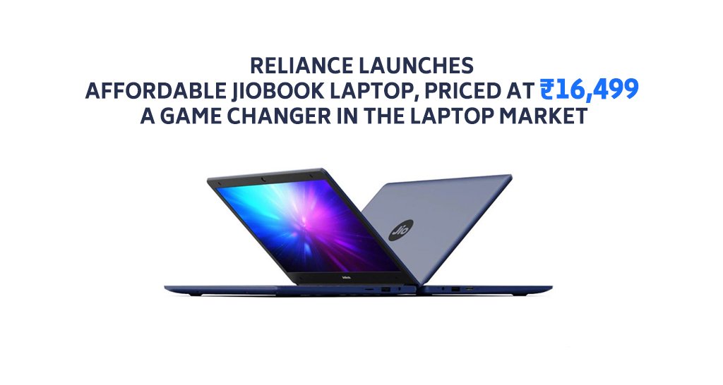 Reliance Launches Affordable JioBook Laptop, Priced at ₹16,499: A Game Changer in the Laptop Market