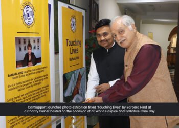 CanSupport launches photo exhibition titled ‘Touching Lives’ by Barbara Hind at a Charity Dinner hosted on the occasion of at World Hospice and Palliative Care Day