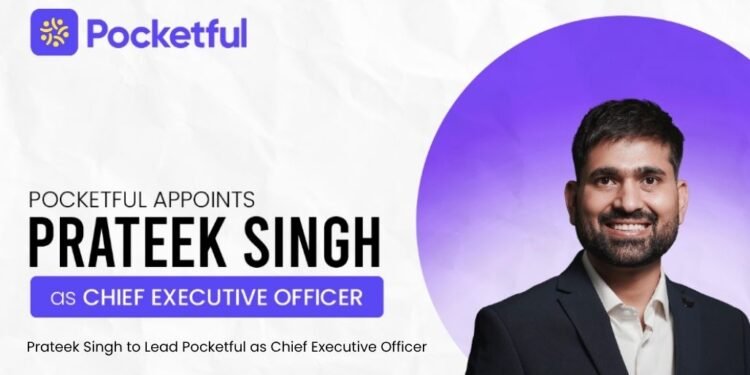 Prateek Singh to Lead Pocketful as Chief Executive Officer