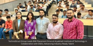 TechnoStruct Group Leads BIM Placement Drive at Aryabhatt Institute of Technology in Collaboration with DSEU, Advancing Industry-Ready Talent
