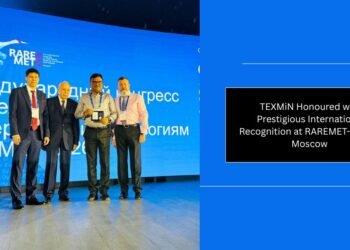 TEXMiN Honoured with Prestigious International Recognition at RAREMET-2026 in Moscow