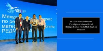 TEXMiN Honoured with Prestigious International Recognition at RAREMET-2026 in Moscow