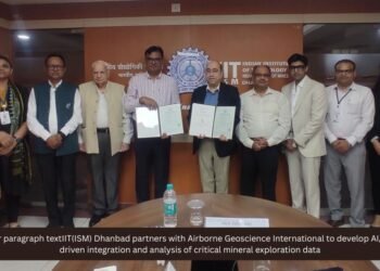 IIT(ISM) Dhanbad partners with Airborne Geoscience International to develop AI/ML-driven integration and analysis of critical mineral exploration data