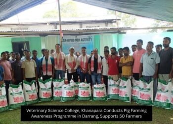 Veterinary Science College, Khanapara Conducts Pig Farming Awareness Programme in Darrang, Supports 50 Farmers