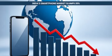 India’s Smartphone Market Slumps 26%
